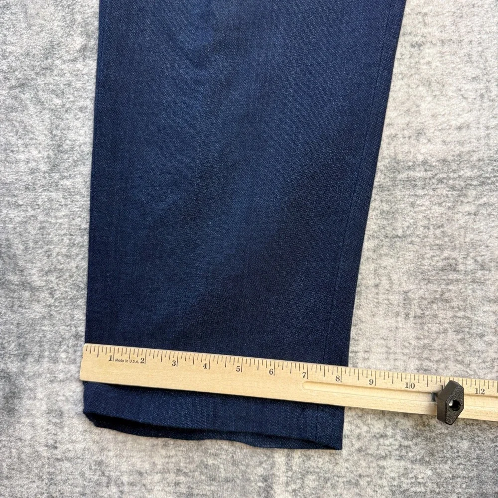 Ermenegildo Zegna Pants Mens 38x28 Blue Drawstring Trouser Jogger Quiet Luxury